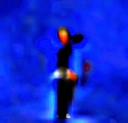 Eulerian video magnification of dance.avi