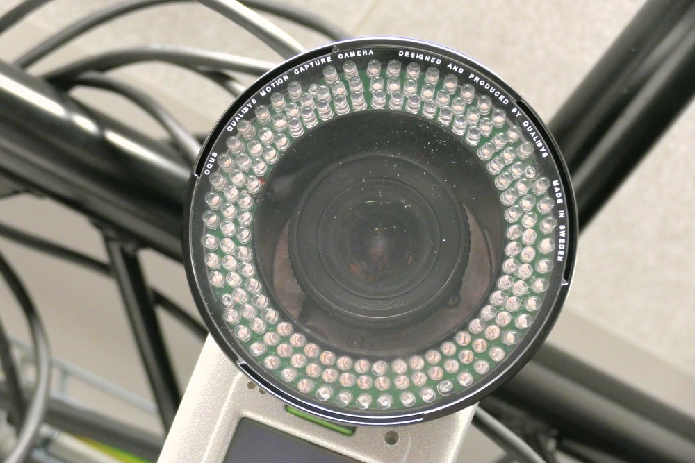 An infrared motion capture camera