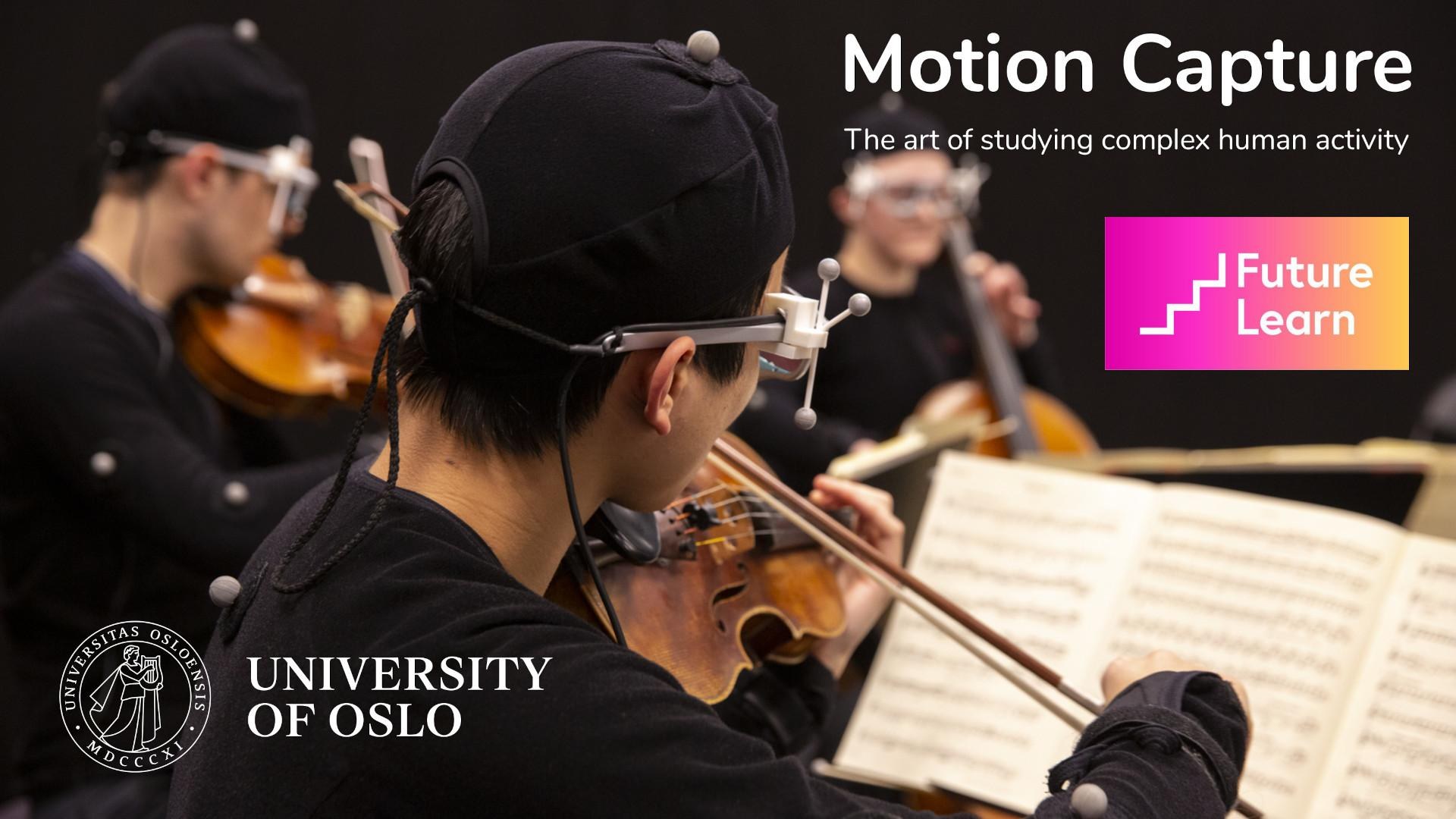 The banner of the online course Motion Capture: the art of studying complex human activity