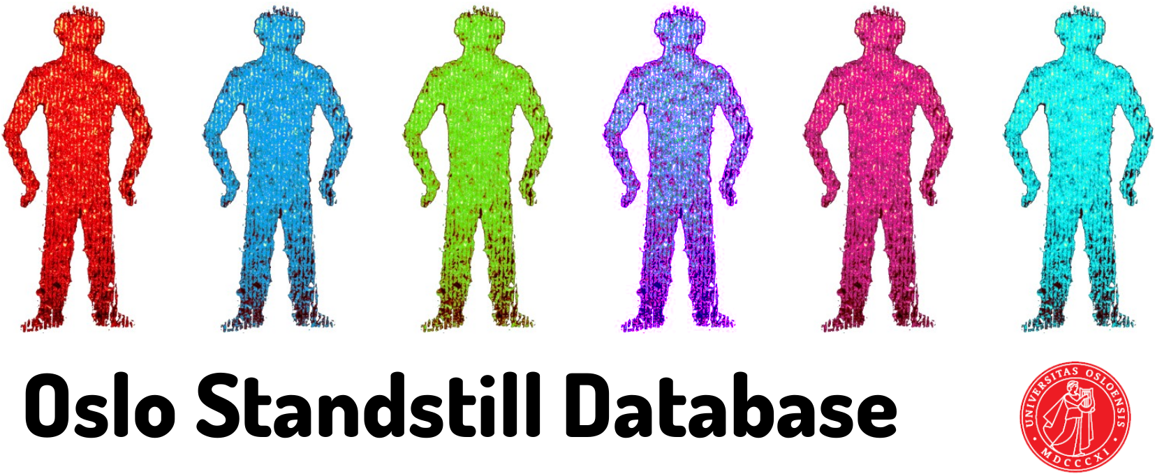 Oslo Standstill Database: six standing figures in different colours