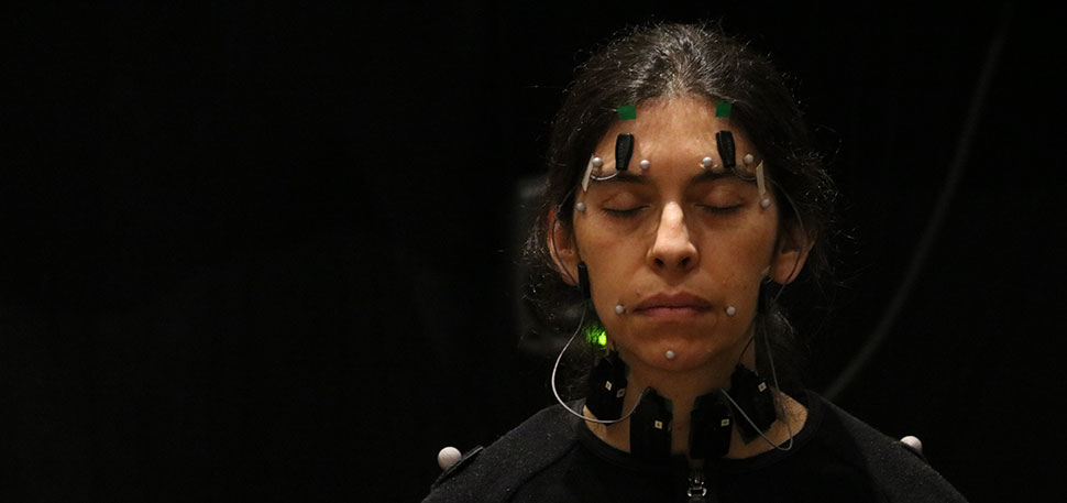 Facial motion capture markers