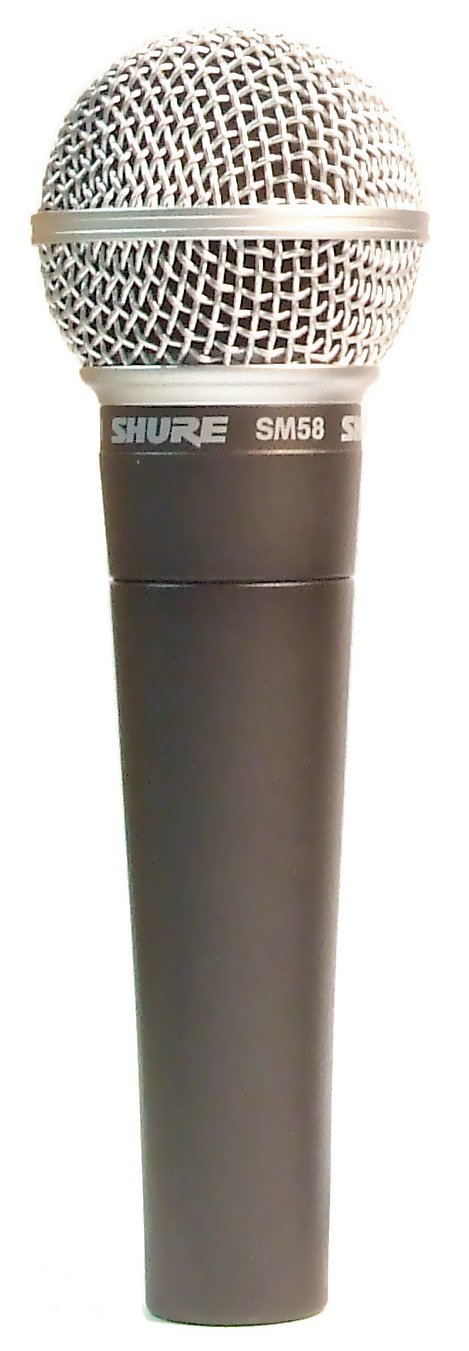 Shure SM58 dynamic microphone
