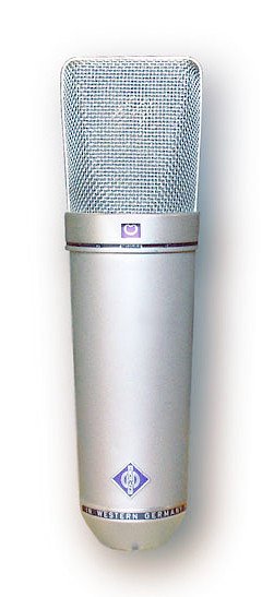 Neumann U87 condenser microphone